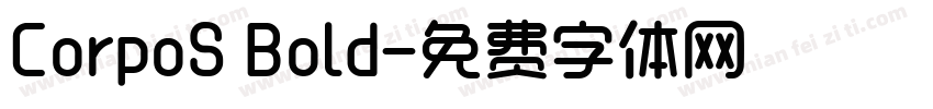 CorpoS Bold字体转换